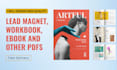 design unique PDF lead magnet, ebook, workbook, newsletter