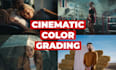 do cinematic video color grading and color correction