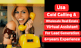 be your USA cold calling and wholesaling real estate VA