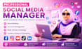 be your social media marketing manager and content creator