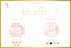 design elegant signature logo branding kit