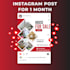 do social media post, content and banner