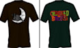 do stained illustration and graphics tee shirt