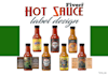 design a creative unique hot sauce label