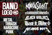 design a custom metal or punk band logo