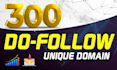 make 300 unique domain SEO dofollow blog comment