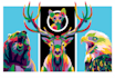 draw vector pop art for pets or any animals