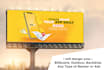 design billboard, roll up, signage design, backdrop
