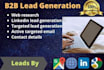 do targeted b2b lead generation and  linkedin lead generation