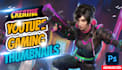 design amazing youtube thumbnail