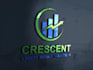 design credit repair accounting, tax, business consulting and financial logo