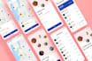 design creative and modern mobile apps UI UX
