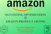 write SEO amazon product listing and description