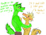 make badly drawn cursed furry art