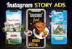 design engaging instagram story ad image