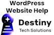 help you with any wordpress issues you might have