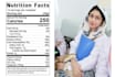 create fda, cfia, eu, fsanz compliant nutrition facts label