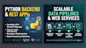 develop python backend services and data analytics pipelines