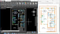 convert pdf or jpd to cad and redraw floor plans