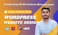 do wordpress website design or redesign with elementor