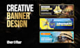 design a creative web banner