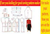 be clothing sewing pattern maker for pattern selling brand