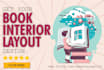 design magazine, book interior layout, and typesetting