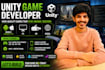 develop a professional unity game for mobile, PC and VR
