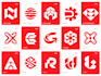 design modern app icon logo design