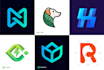 create a very unique 3d  modern logo design for your brand