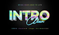 create a custom animated logo intro for youtube, podcast, and twitch