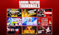 design a viral gaming youtube thumbnail with high CTR