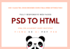 convert PSD, xd, ai, figma, PDF to HTML CSS bootstrap responsive website