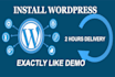 install wordpress theme and customize using elementor pro