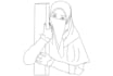 draw black and white vector line art illustrations for you
