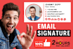 design html email signature or clickable email signature
