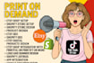 setup shopify etsy print on demand store or website using printful