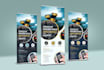 design creative roll up, banner