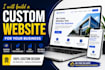 build a custom website for your business with modern design