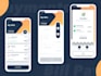 create mobile app design with frontend and backend