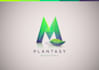 create a modern geometric polygonal 3d logo