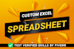 create attractive excel spreadsheet, template, google sheets, pdf to excel