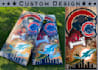 do cornhole wrap custom design