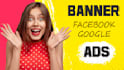 design creative google banner ads for web