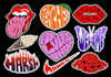 create a custom handdrawn typography sticker logo design
