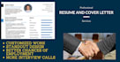 write your professional resume and cover letter