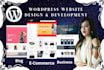 create responsive wordpress website design and development