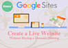 design live portfolio google website
