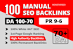 do 100 high authority SEO link building service da90 USA backlinks