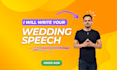 craft a heartfelt wedding speech for your special day